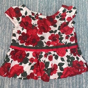 Floral Janie and Jack top